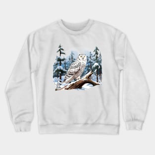 Snowy Owl Crewneck Sweatshirt